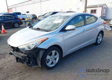 2013 Hyundai Elantra Gls из США, поврежденный, VIN KMHDH4AE5DU916016